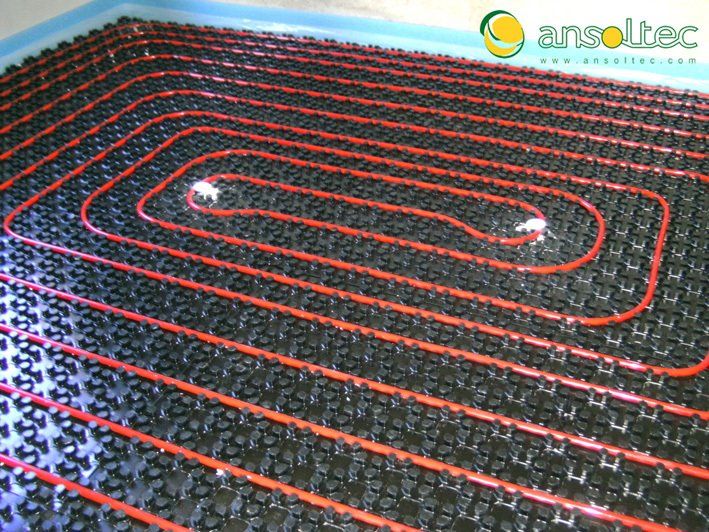 Suelo radiante con geotérmia