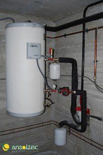 Depósito con serpertín y protección catódica