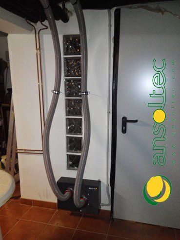 ETA PC con aspiración de pellets