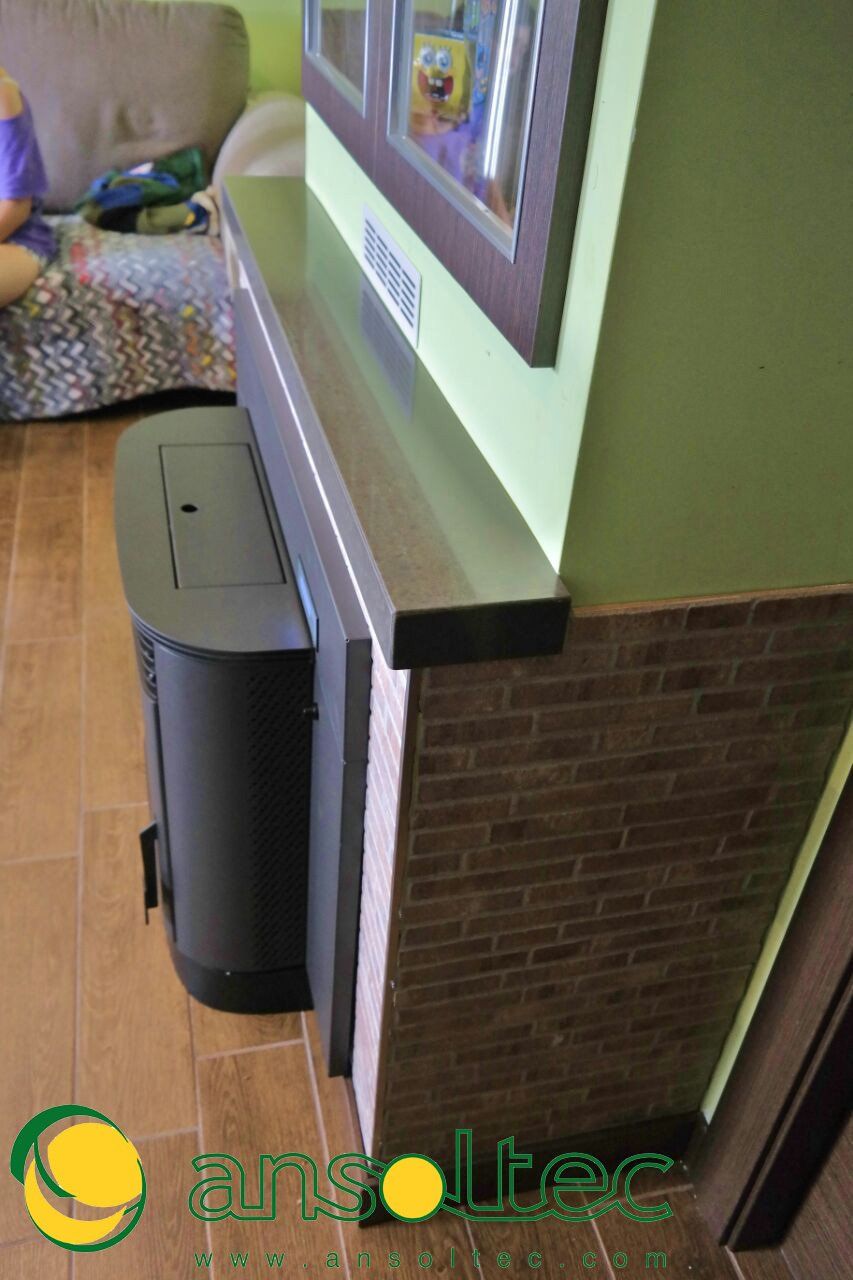 ECO II Insert 9 kW Vista Lateral