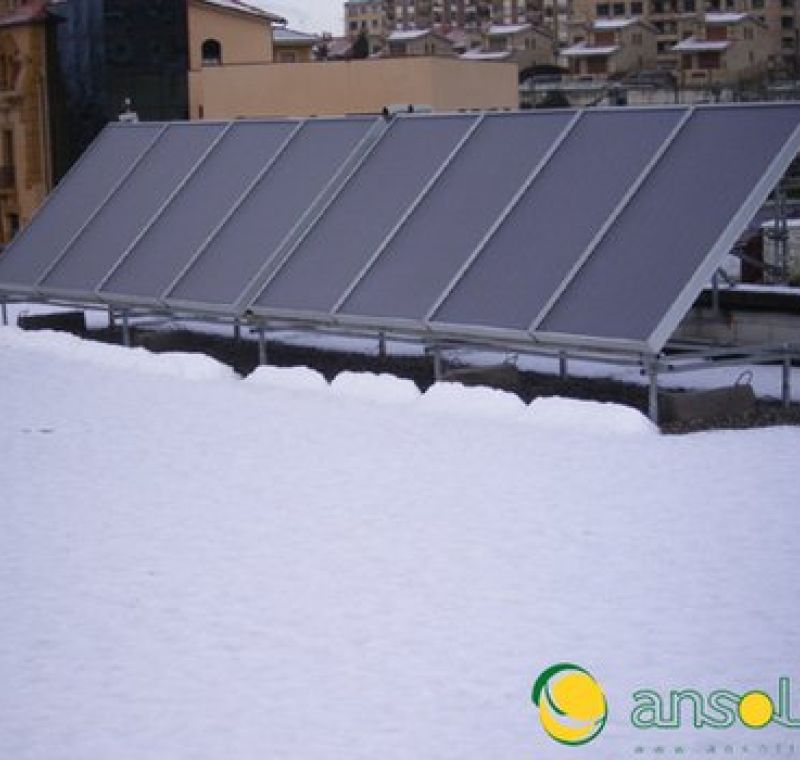 Colectores de cubierta plana