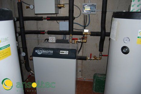 Sala de equipos en funcionamiento