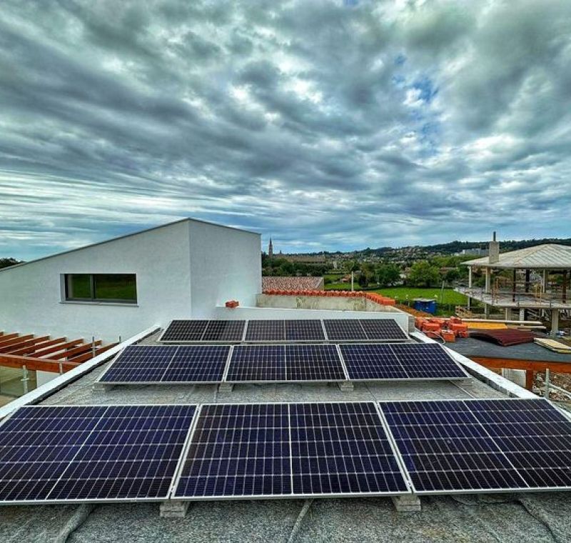 Paneles estructura triangular