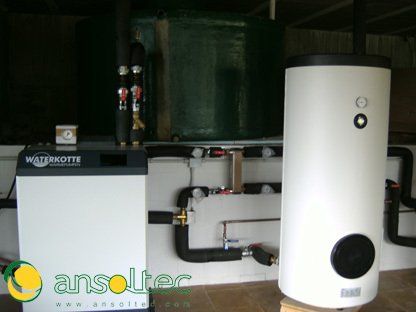 Bomba de calor y depósito de inercia