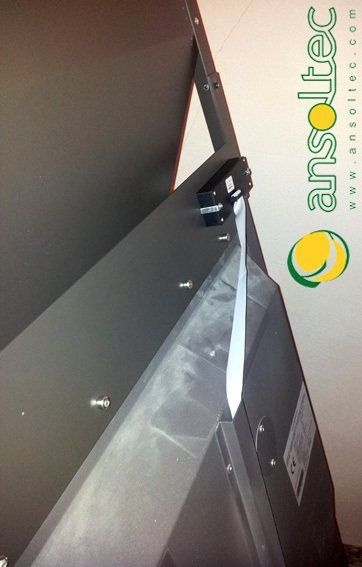 Vista trasera de la tolva