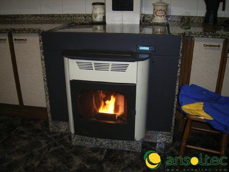 Estufa encastrable de pellet
