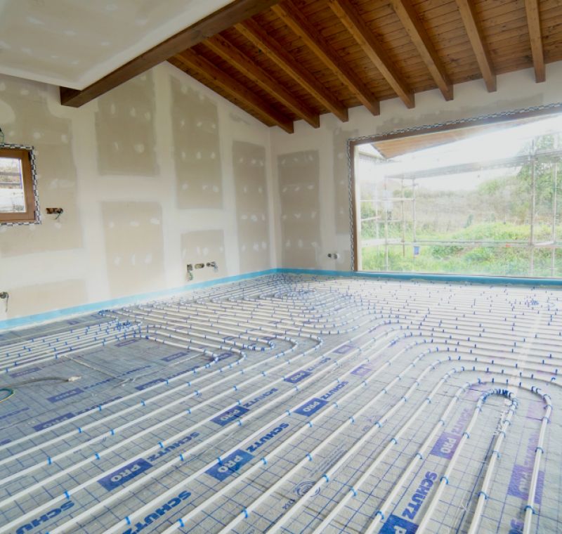 Instalación suelo radiante