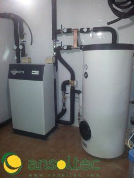 Bomba de calor y acumulador de ACS