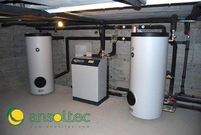 Instalación de bomba geotérmica finalizada