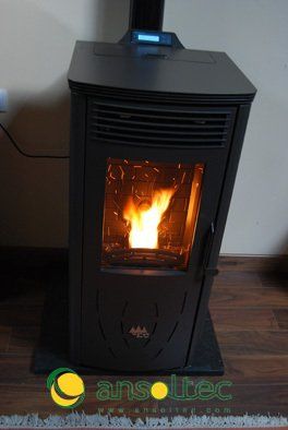 Combustión de pellet