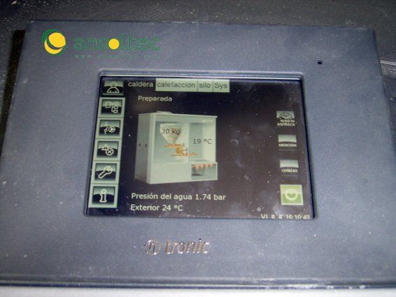 Control de caldera de biomasa